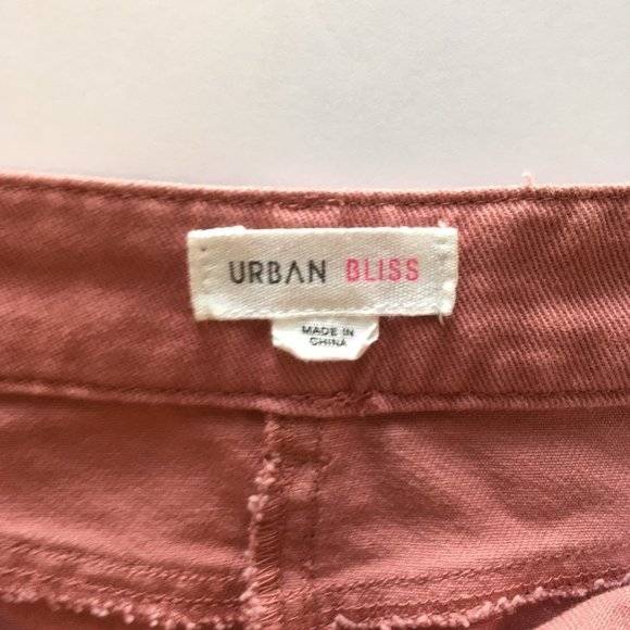 CLOSET CLEAR OUT SALE - Denim mini skirt - pink! - Picture 8 of 9